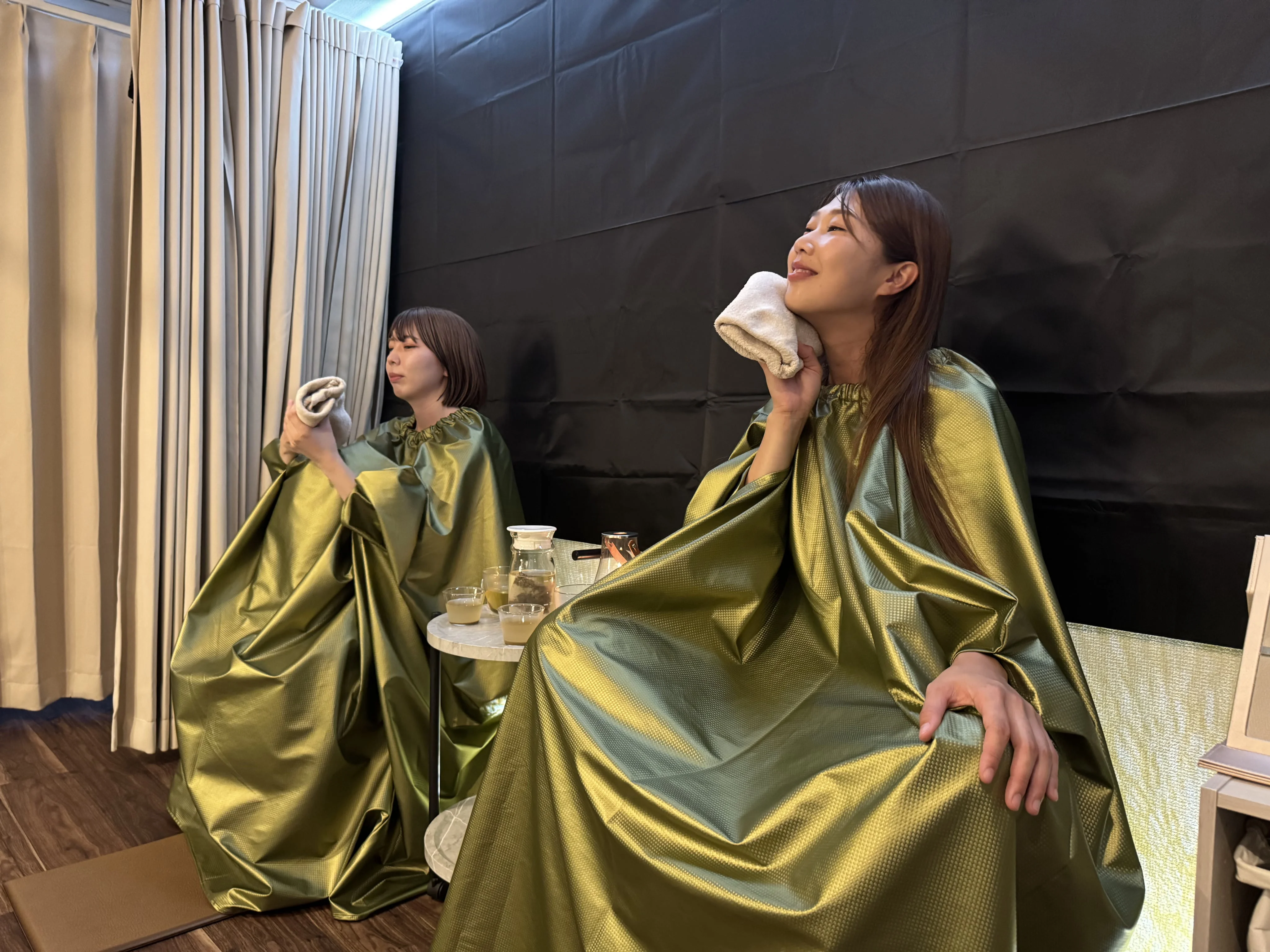 3回目：汗が出て体が軽く感じる様子